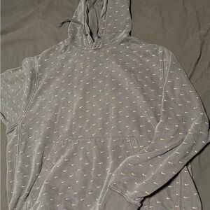 Black with Gold pattern Nike Hoodie